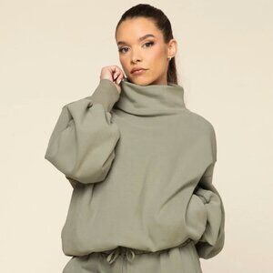 Popflex Ooey Gooey Mockneck Sweatshirt size XXS/XS